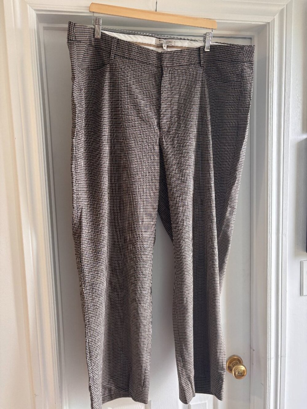 Banana Republic Wool Houndstooth Trousers